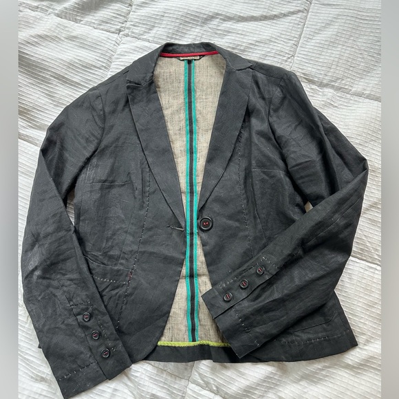 Rozae Nichols linen jacket, women’s size S - Picture 2 of 10